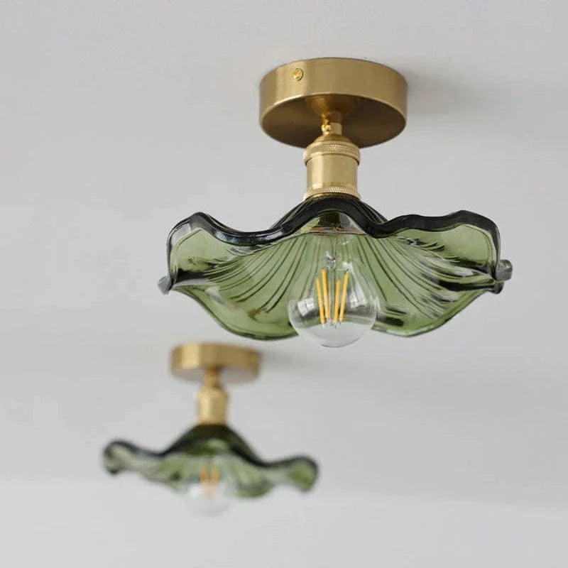 HibiscusGlow™ Flush Mount Ceiling Light - Elegant Scandinavian Design for Cozy Ambiance 4