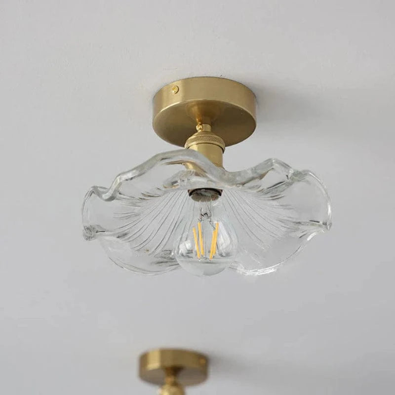 HibiscusGlow™ Flush Mount Ceiling Light - Elegant Scandinavian Design for Cozy Ambiance 5