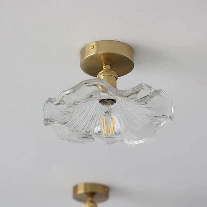 HibiscusGlow™ Flush Mount Ceiling Light - Elegant Scandinavian Design for Cozy Ambiance 5