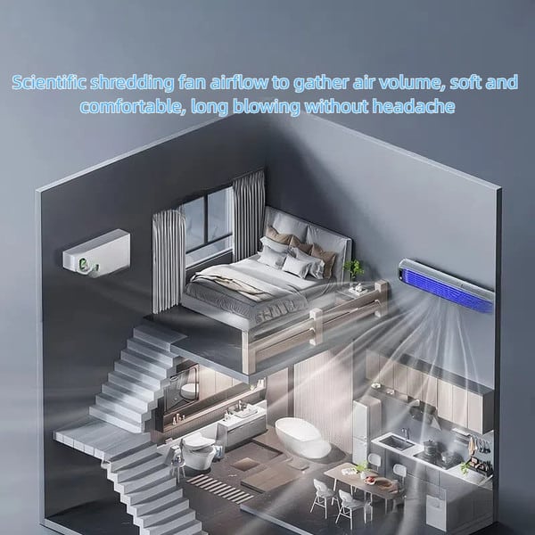 CoolBreeze™ Portable Silent Fan for Effortless Cooling Anywhere