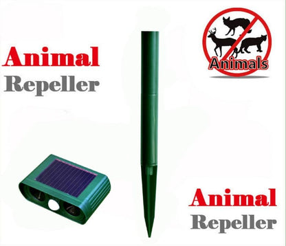 EcoGuard™ Solar Cat Repellent - Ultrasonic Animal Repeller for Outdoor Spaces