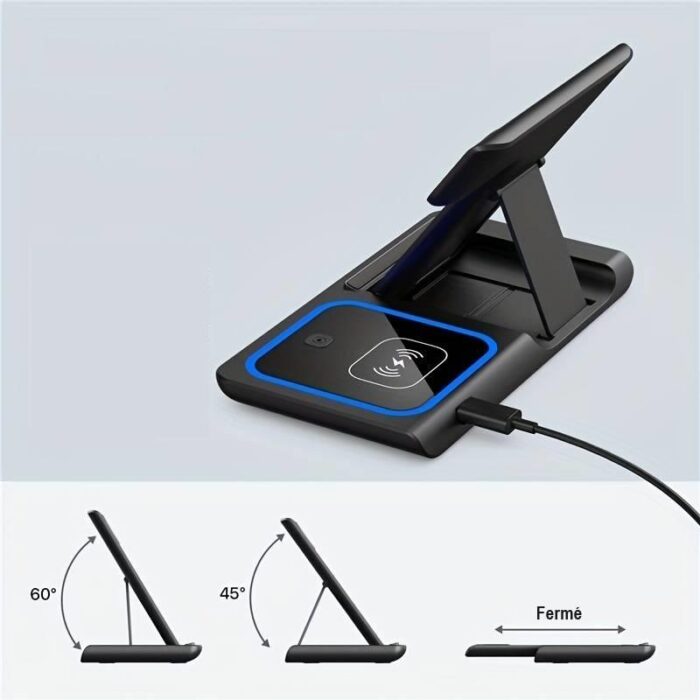 ChargeMate™ 3-in-1 Wireless Charger for Apple Devices - Fast Charging Station