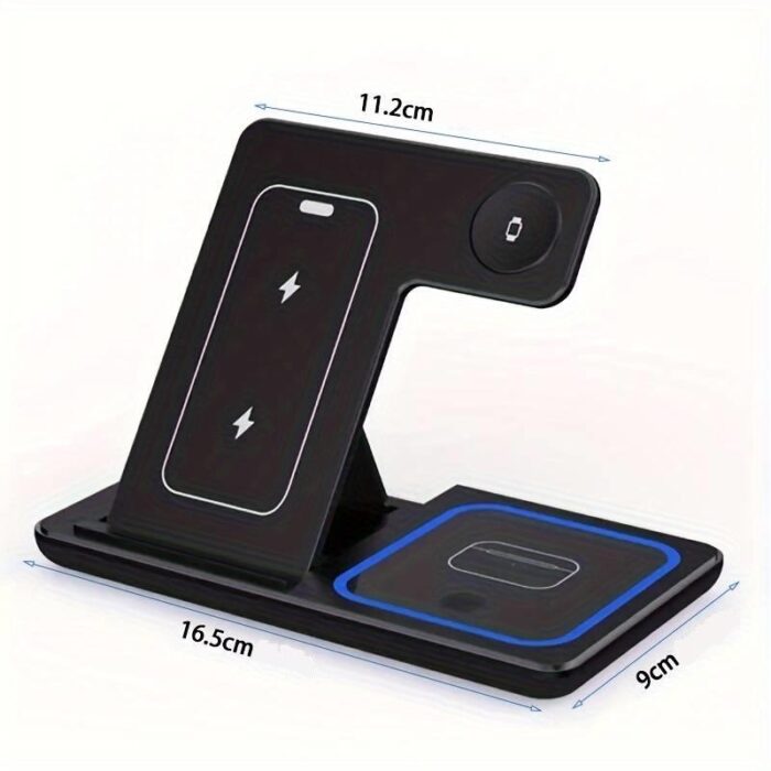 ChargeMate™ 3-in-1 Wireless Charger for Apple Devices - Fast Charging Station