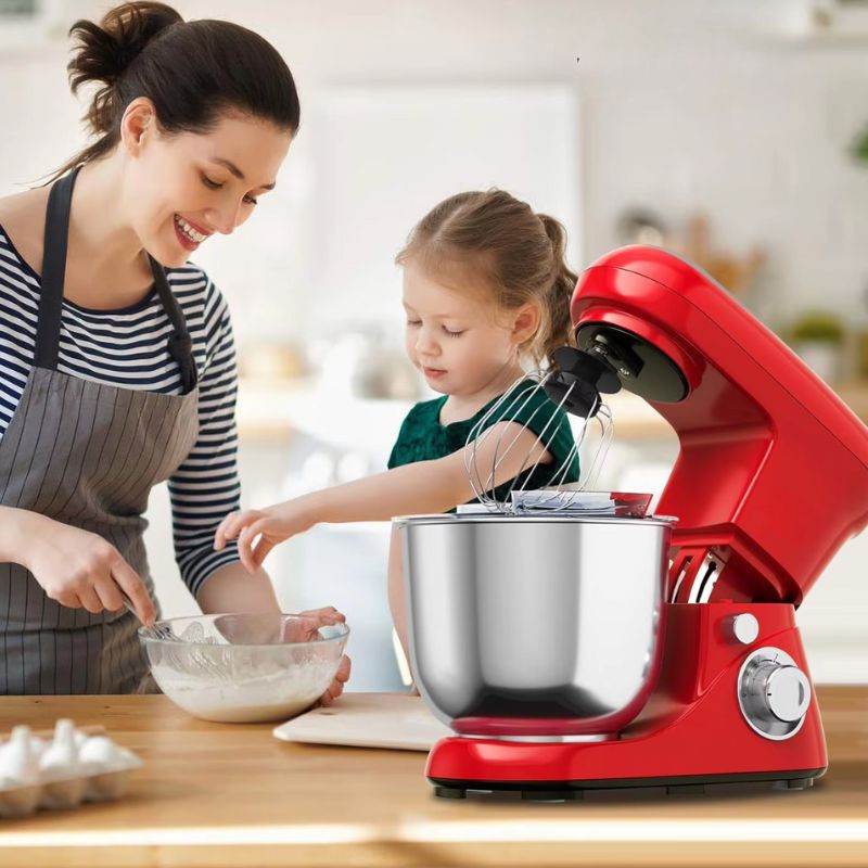 KitchenMaster™ 6-Speed Stand Mixer for Home Bakers and Cooking Enthusiasts 3