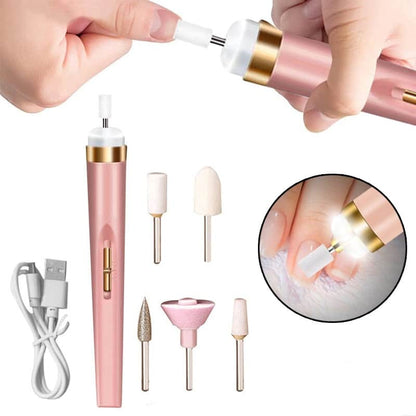 NailGlam™ Professional Electric Salon Manicure Kit for Effortless Nail Care