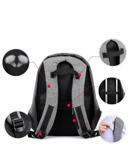 SecurePack™ Waterproof Anti-Theft Travel Backpack for Commuters and Adventurers