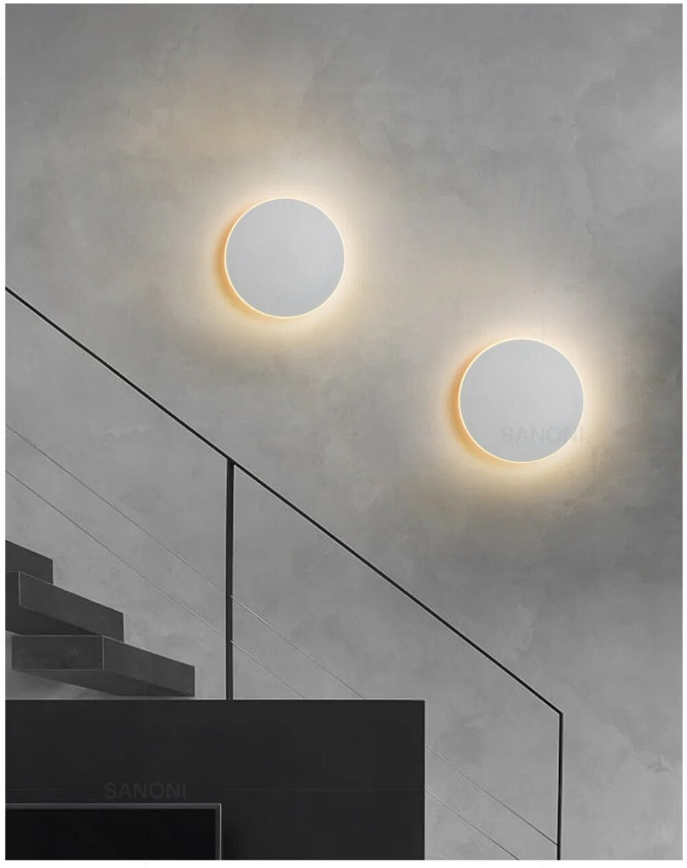 LightRing™ LED Wall Sconce - Modern Lighting for Stylish Home Decor 7