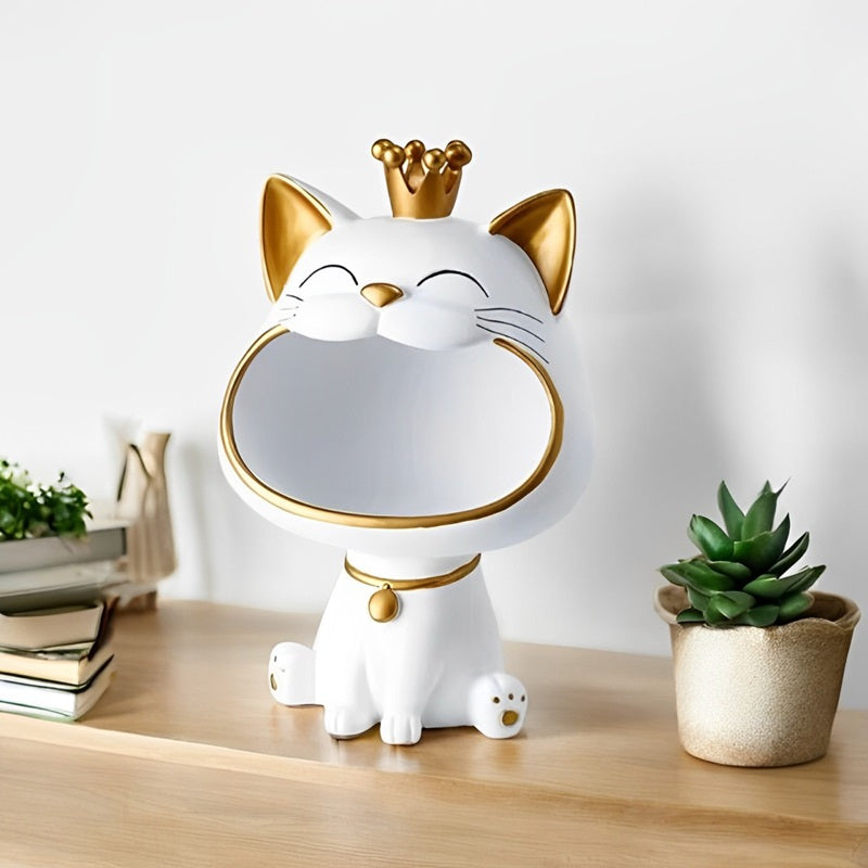 Lucky Cat™ Storage Jar - Charming Decor for Cat Lovers and Organizers 1