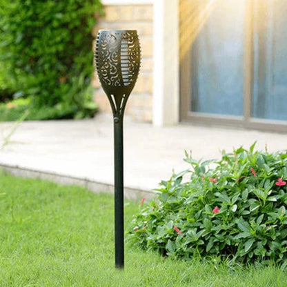 LumaFlame™ Solar Outdoor Torch Light - Cozy Ambiance for Your Garden 2
