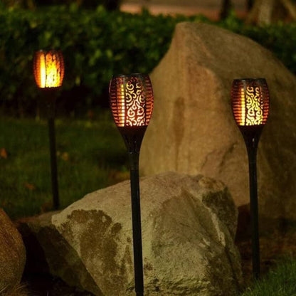 LumaFlame™ Solar Outdoor Torch Light - Cozy Ambiance for Your Garden 4