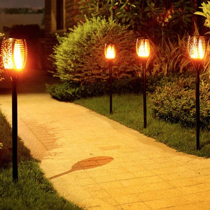 LumaFlame™ Solar Outdoor Torch Light - Cozy Ambiance for Your Garden 6