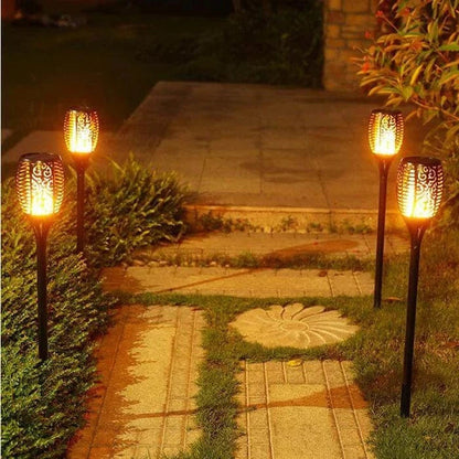 LumaFlame™ Solar Outdoor Torch Light - Cozy Ambiance for Your Garden 7