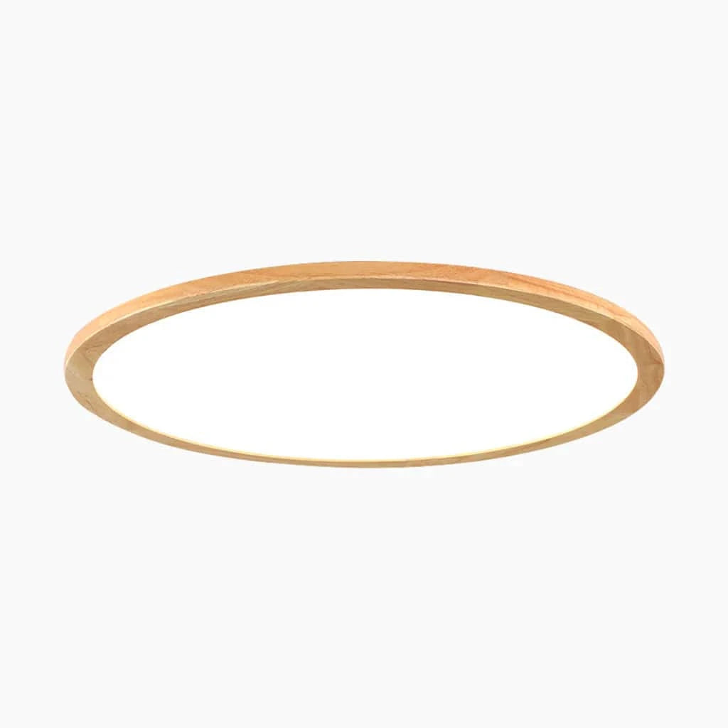LumaGlow™ Ultra Thin Wooden Ceiling Lamp - Modern LED Ambiance 4