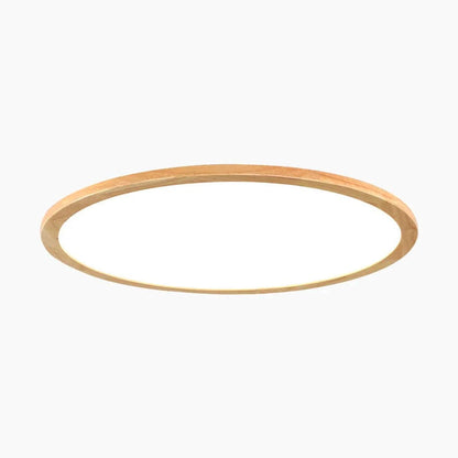 LumaGlow™ Ultra Thin Wooden Ceiling Lamp - Modern LED Ambiance 4