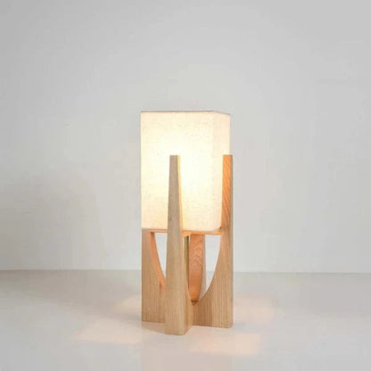 LumaSerene™ Modern Floor Lamp - Elegant Walnut Design for Living Room Ambiance 0