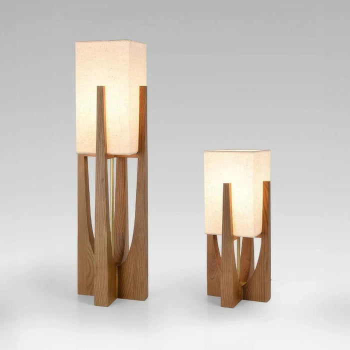 LumaSerene™ Modern Floor Lamp - Elegant Walnut Design for Living Room Ambiance 6