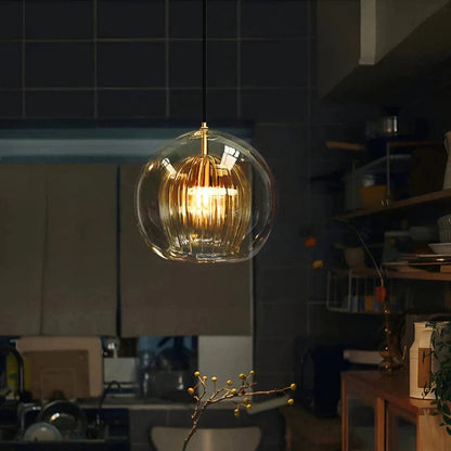 LumaSphere™ Elegant Glass Pendant Lighting for Modern Kitchens 2