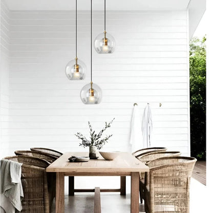 LumaSphere™ Elegant Glass Pendant Lighting for Modern Kitchens 3