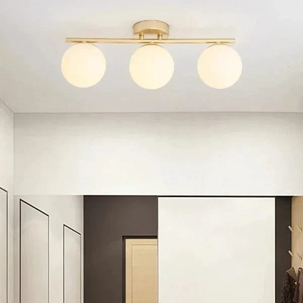 LumaSphere™ Flush Mount Ceiling Light - Elegant LED Fixture for Modern Homes 4