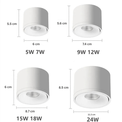 LumaSphere™ LED Spotlight - 360° Adjustable Lighting for Elegant Home Ambiance 6