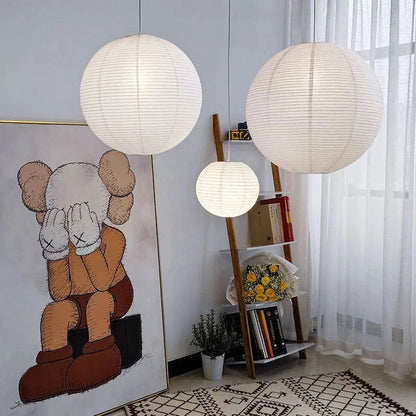 LumaSphere™ Pendant Lighting - Elegant Japandi Style for Cozy Ambiance 4