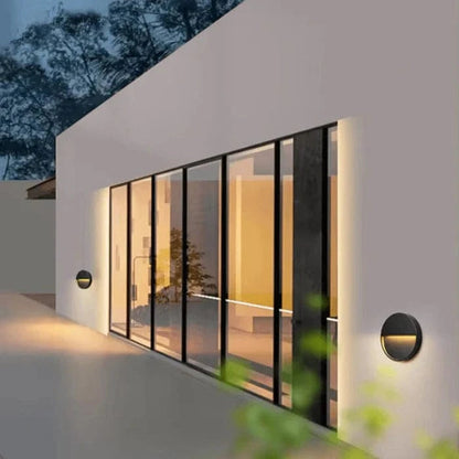 LumaVista™ Outdoor Wall Lamp - Elegant LED Illumination for Entryways 3