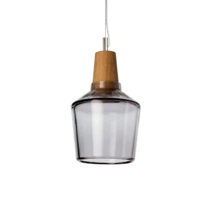 LumiAura™ Dining Room Chandelier Light - Elegant Antique Glass & Wood Design 13
