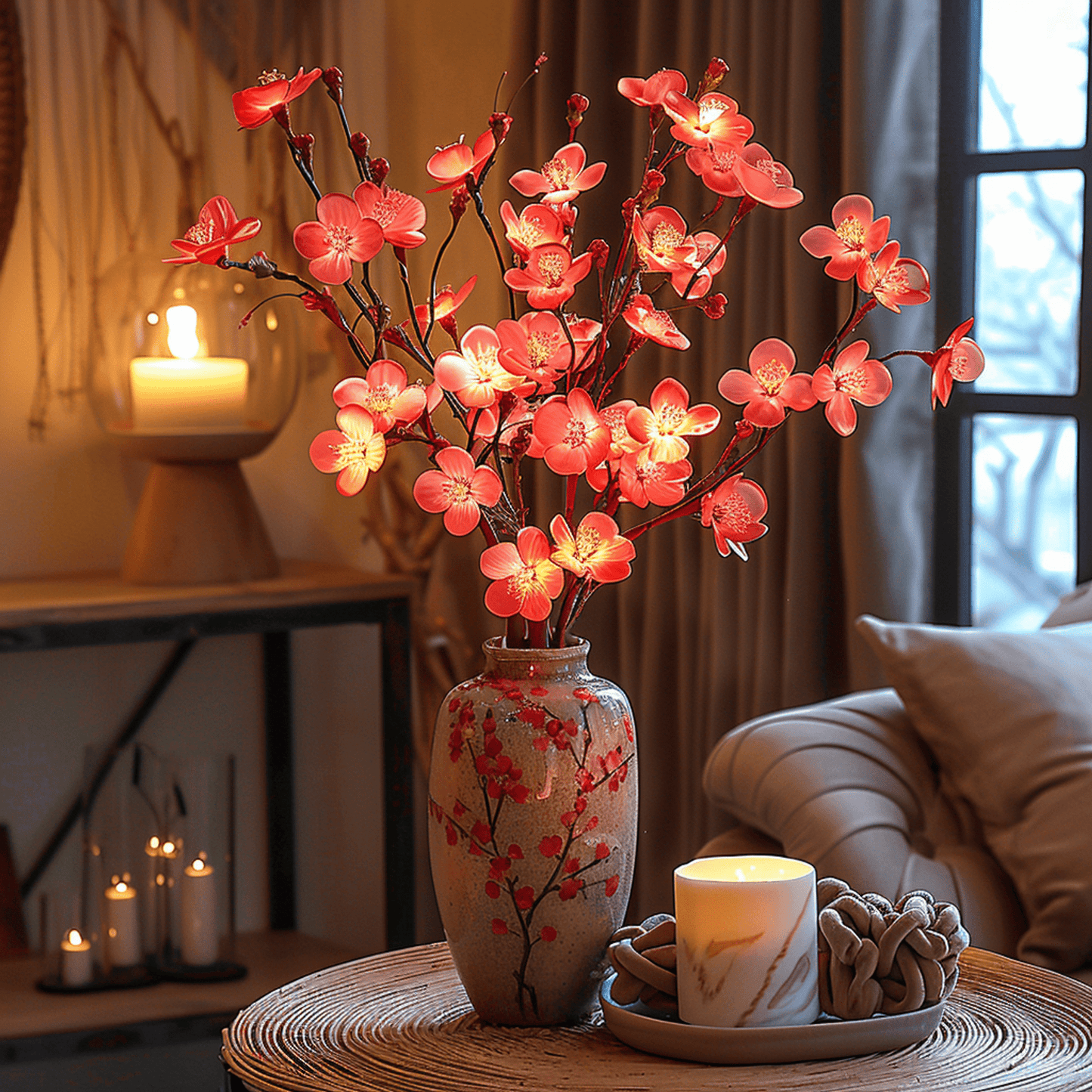 LumiGlow™ LED Light String - Enchanting Olive Branch Design for Cozy Ambiance 2