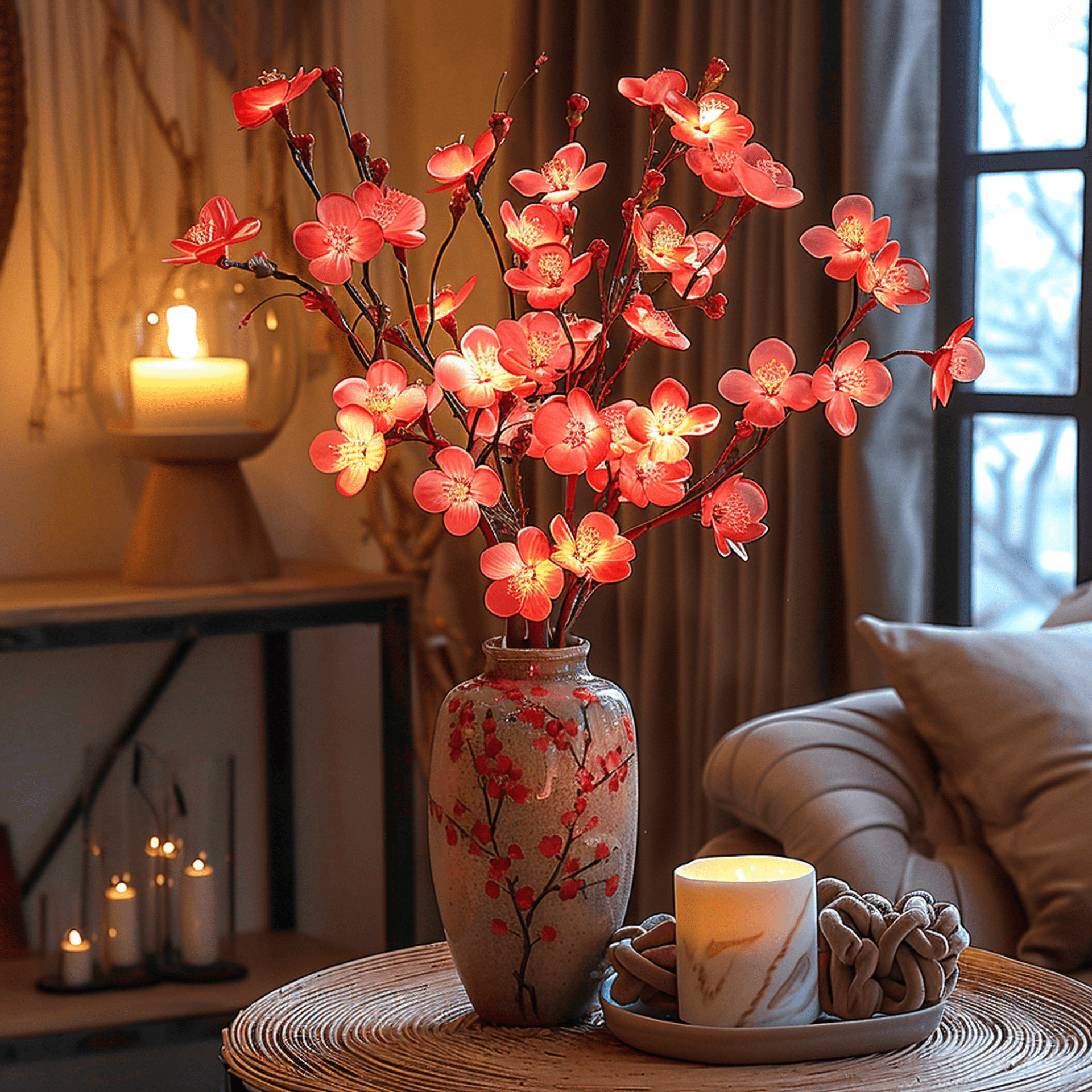LumiGlow™ LED Light String - Enchanting Olive Branch Design for Cozy Ambiance 2