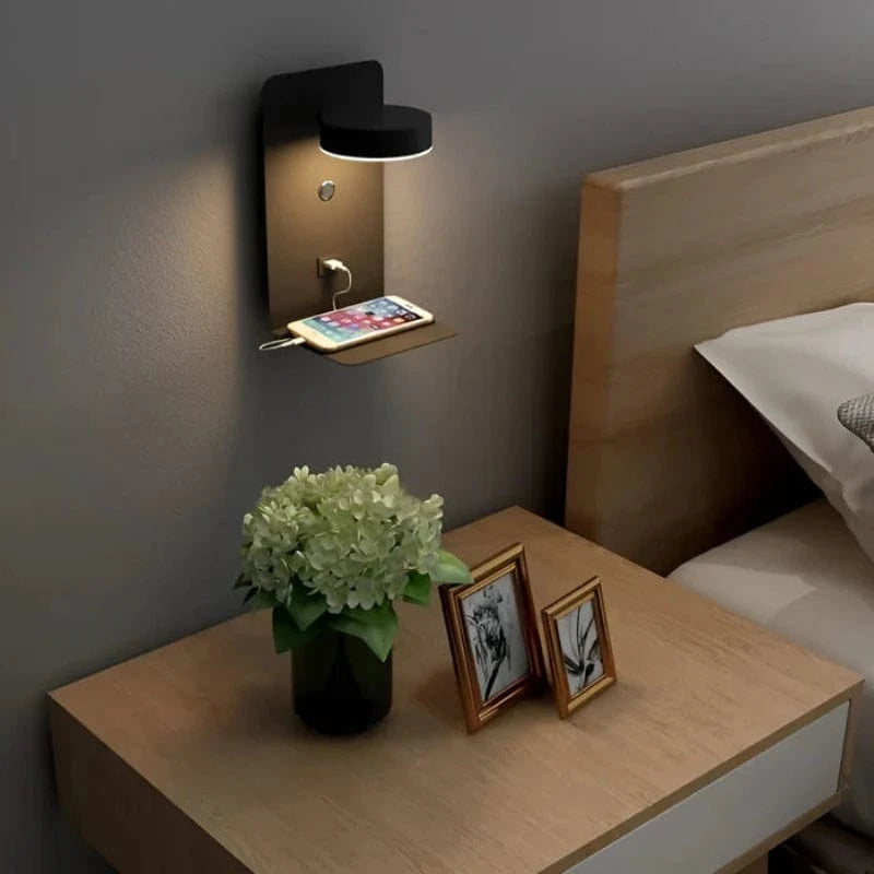 LumiNest™ Bedside Lamp - Dimmable Table Lamp with USB Charger for Bedroom 2