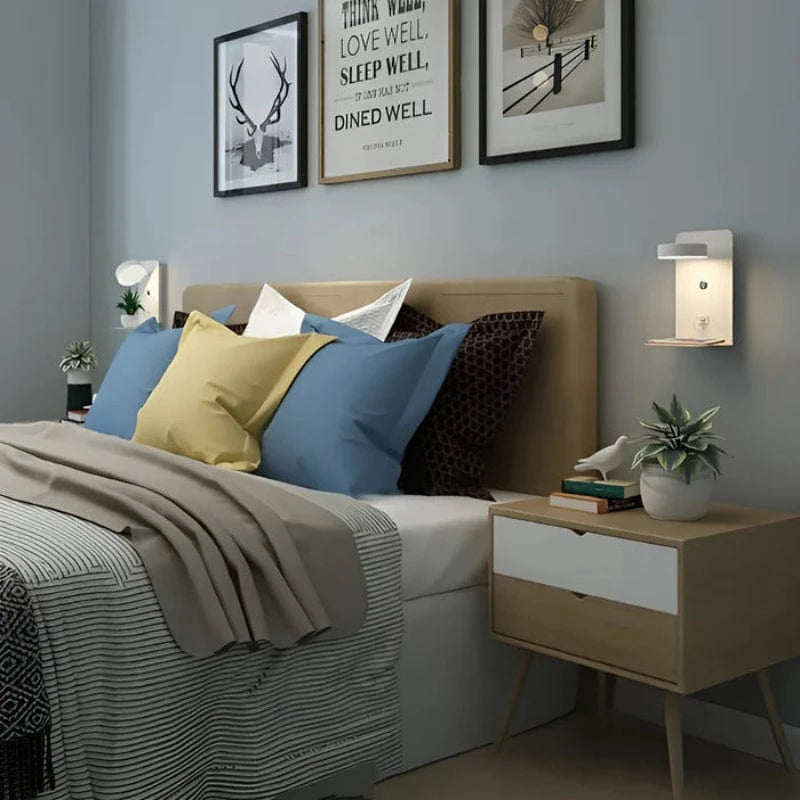 LumiNest™ Bedside Lamp - Dimmable Table Lamp with USB Charger for Bedroom 5