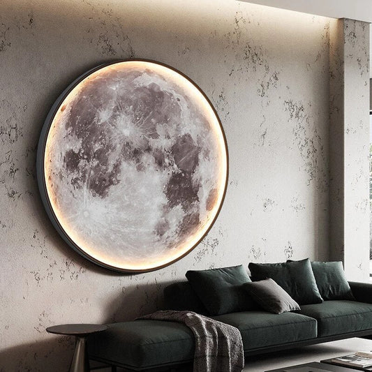 LunarHalo™ LED Wall Sconce Lighting for Serene Home Ambiance and Elegant Design 0