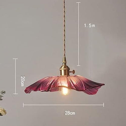 LustraBloom™ Glass Pendant Lighting - Elegant Floral Design for Kitchen Ambiance 6