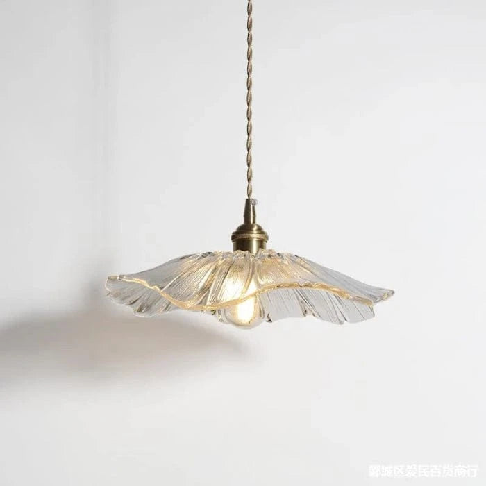 LustraBloom™ Glass Pendant Lighting - Elegant Floral Design for Kitchen Ambiance 7