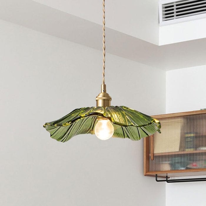 LustraBloom™ Glass Pendant Lighting - Elegant Floral Design for Kitchen Ambiance 8
