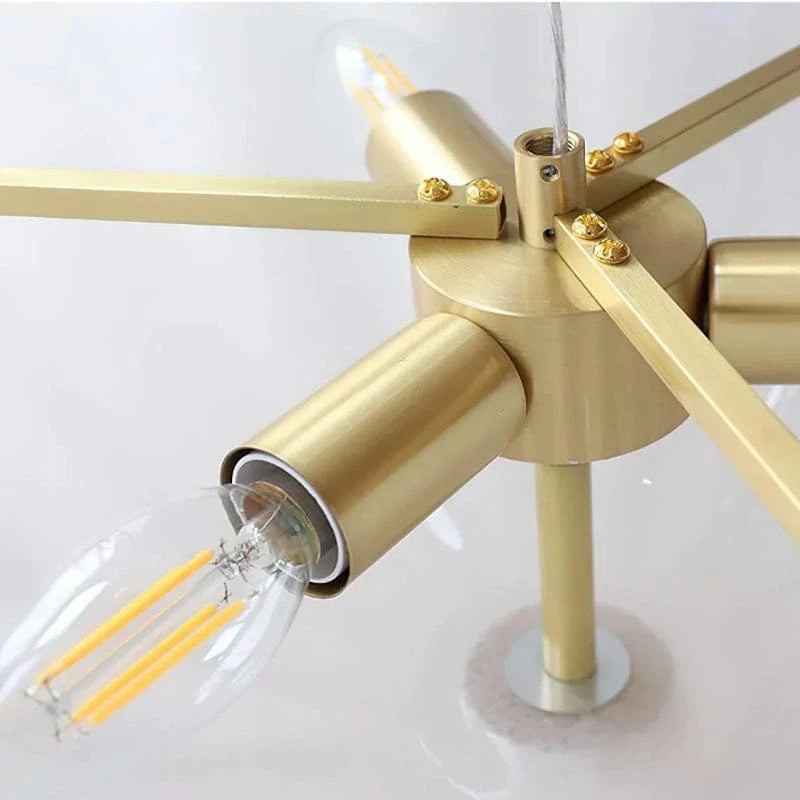LuxeAura™ Crystal Chandelier Light - Modern Elegance for Dining Rooms 3