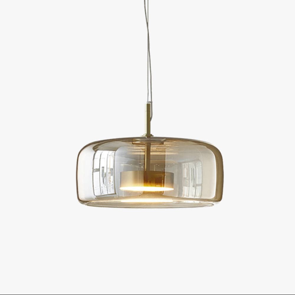 LuxeAura™ Glass Pendant Light - Vintage Kitchen Lighting for Cozy Ambiance 1