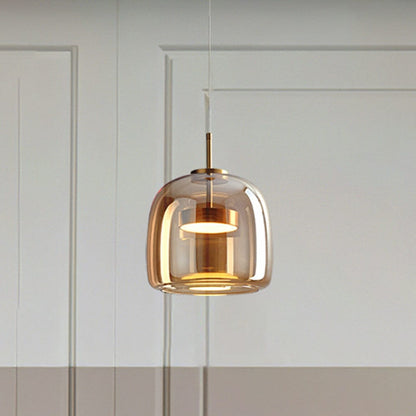 LuxeAura™ Glass Pendant Light - Vintage Kitchen Lighting for Cozy Ambiance 4