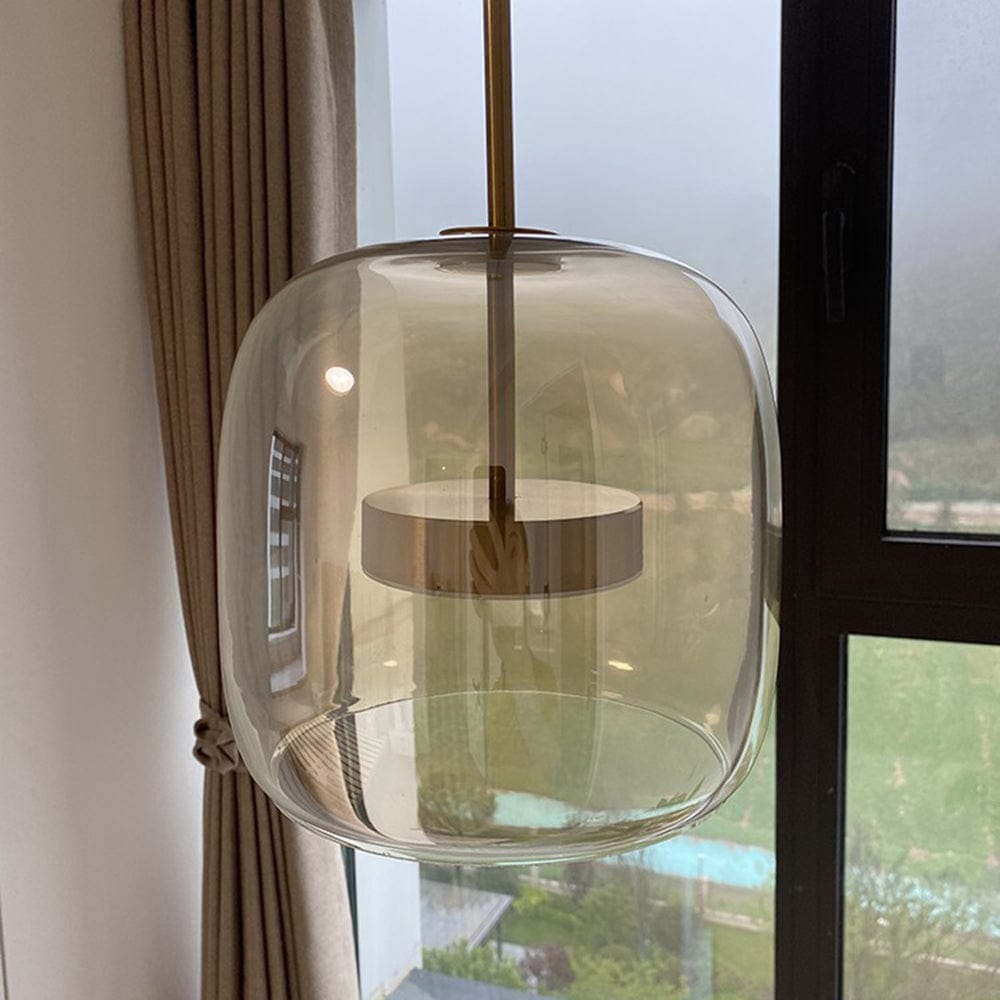 LuxeAura™ Glass Pendant Light - Vintage Kitchen Lighting for Cozy Ambiance 6