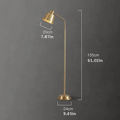 LuxeAura™ Gold Floor Lamp - Elegant Standing Lamp for Living Room Ambiance 5