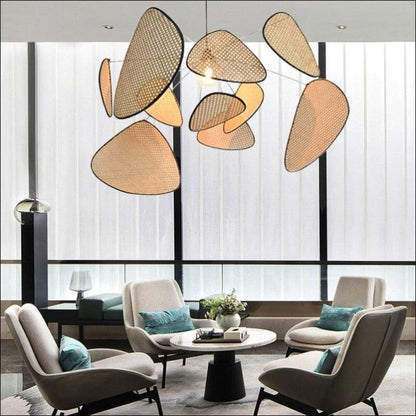 LuxeCane™ Rattan Pendant Lighting - Elegant Kitchen Hanging Light Fixture 2