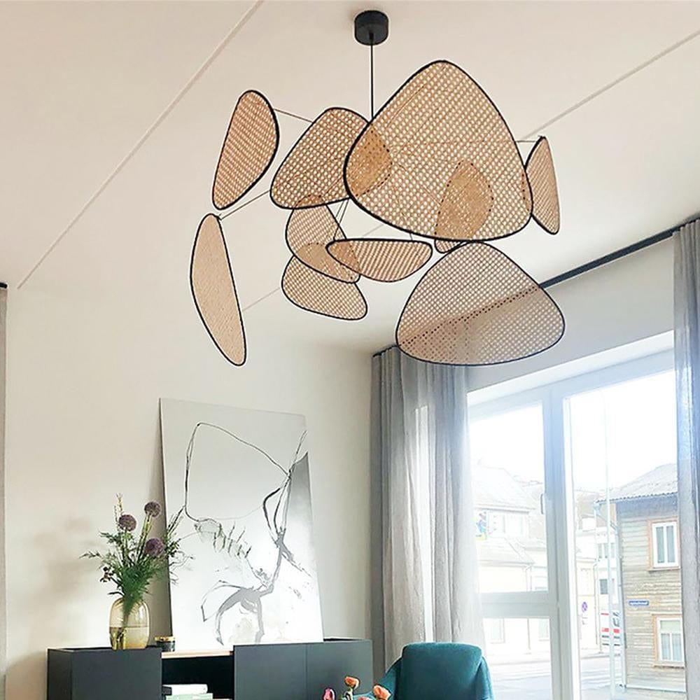 LuxeCane™ Rattan Pendant Lighting - Elegant Kitchen Hanging Light Fixture 5