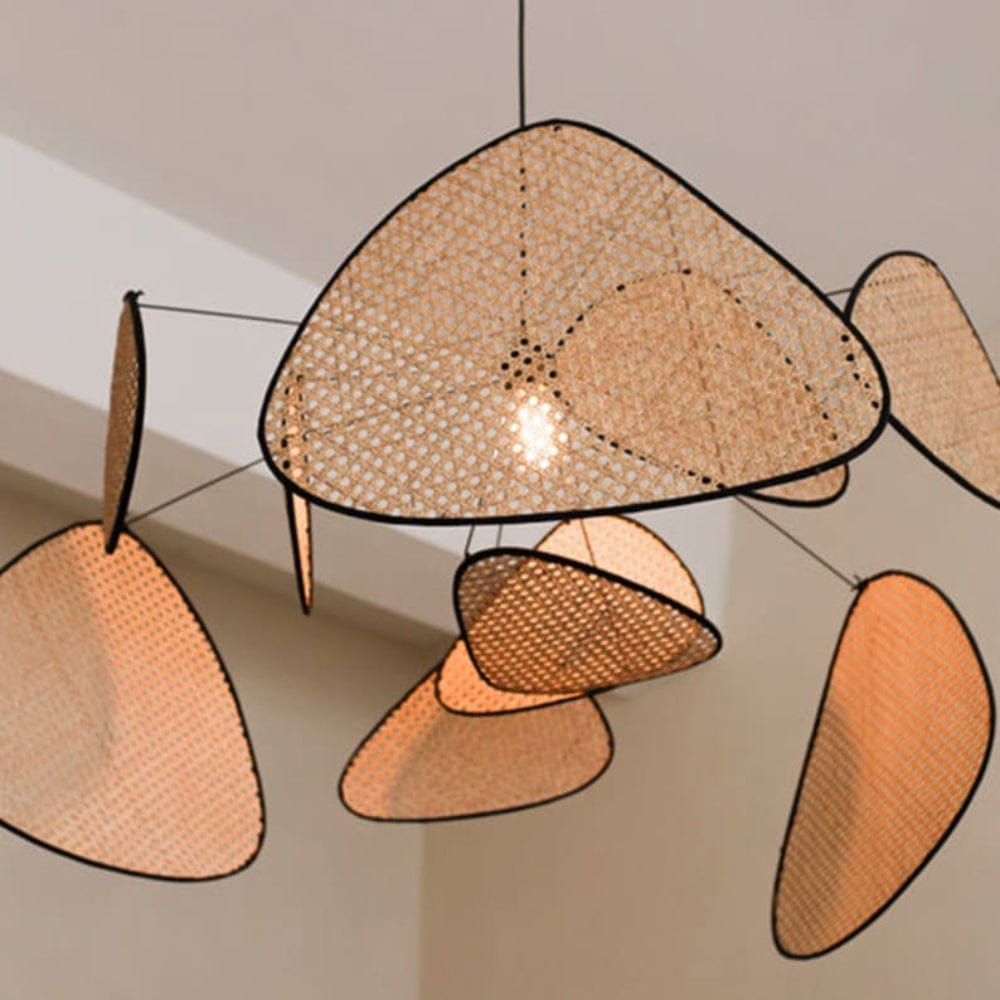 LuxeCane™ Rattan Pendant Lighting - Elegant Kitchen Hanging Light Fixture 6