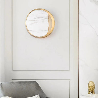 LuxeGlow™ Elegant Wall Sconce Lighting - Marble Design for Stylish Ambiance 1