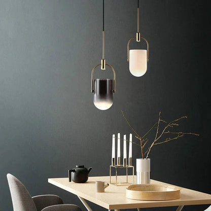 LuxeGlow™ Glass Pendant Lighting - Elegant Kitchen & Dining Ambiance 3