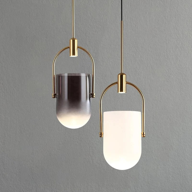 LuxeGlow™ Glass Pendant Lighting - Elegant Kitchen & Dining Ambiance 5