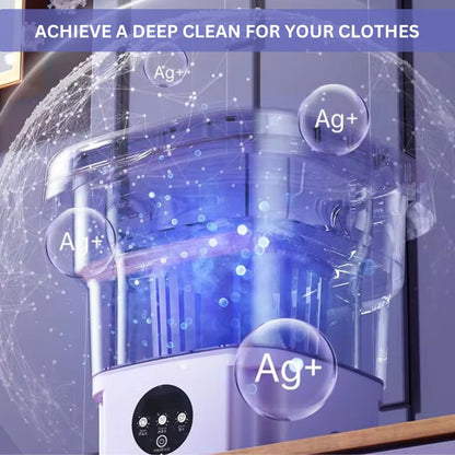 MiniWash™ Portable 8L Washing Machine for Travel and Small Spaces 3