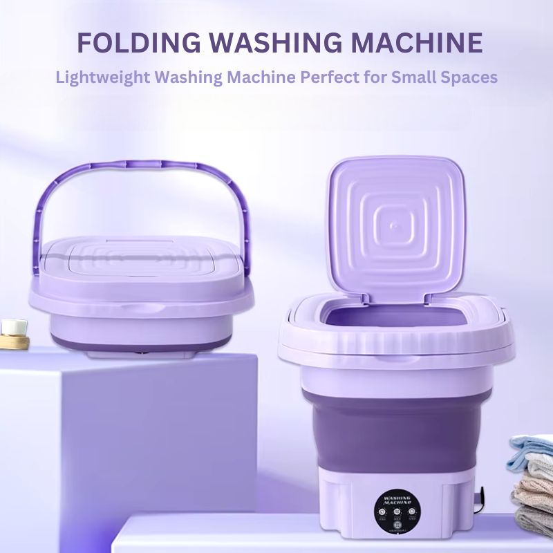 MiniWash™ Portable 8L Washing Machine for Travel and Small Spaces 4
