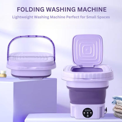 MiniWash™ Portable 8L Washing Machine for Travel and Small Spaces 4