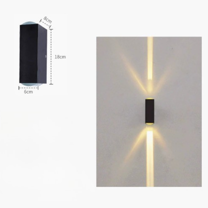 Modern Waterproof LED Wall Lamp™ - Stylish Outdoor Wall Lantern for Patios and Terraces 0